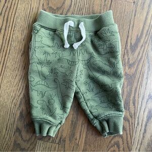 Carter’s Green Dino Pants, 6 Months